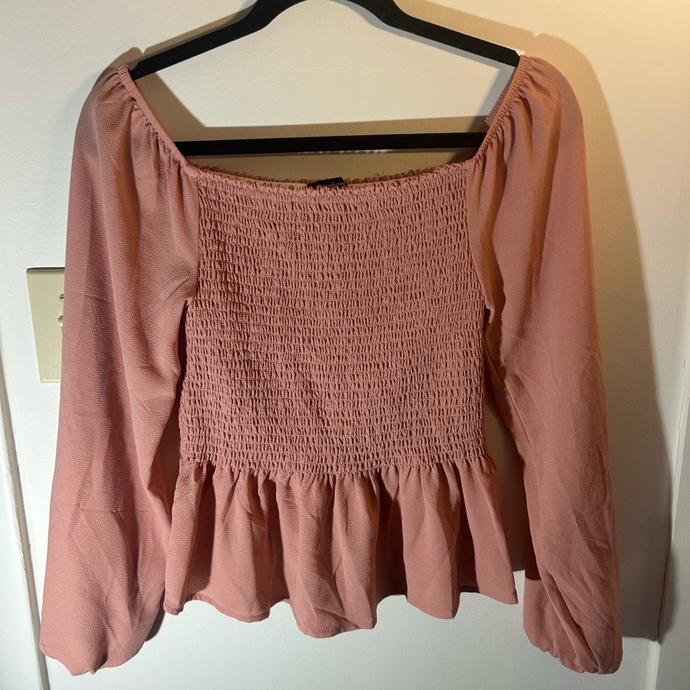 Pink blouse